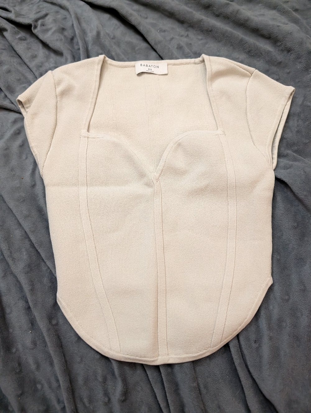 Babaton Knit Carnegie Top Size Xxs Perfect Condition Never Worn